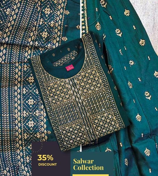 Green Zari Salwar