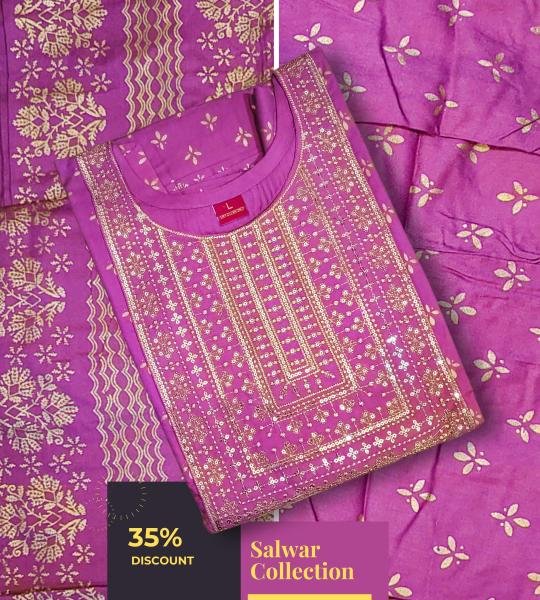Rose Zari Salwar