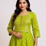 OliveZari Salwar