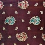 Royal Plum Floral Zari Saree